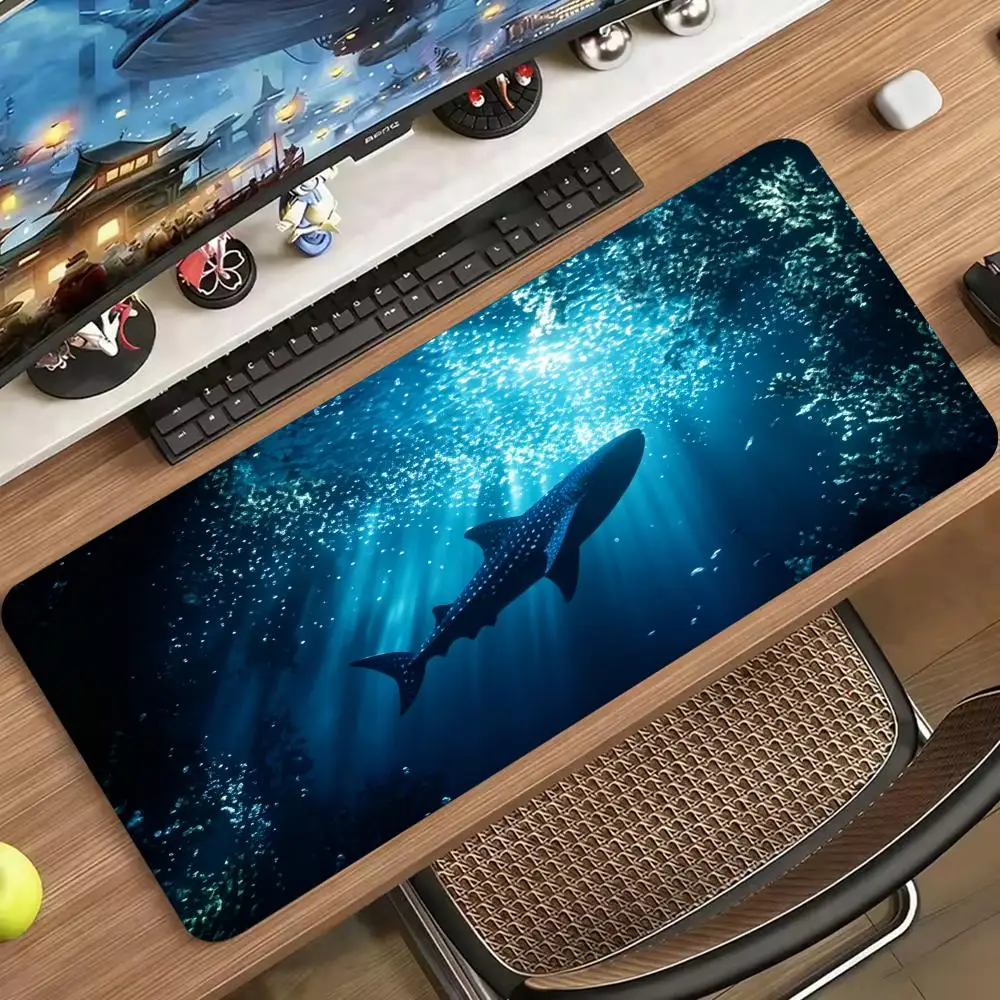 Desk Setup Pc And Laptop - لوحة ماوس كبيرة للألعاب بتصميم حوت