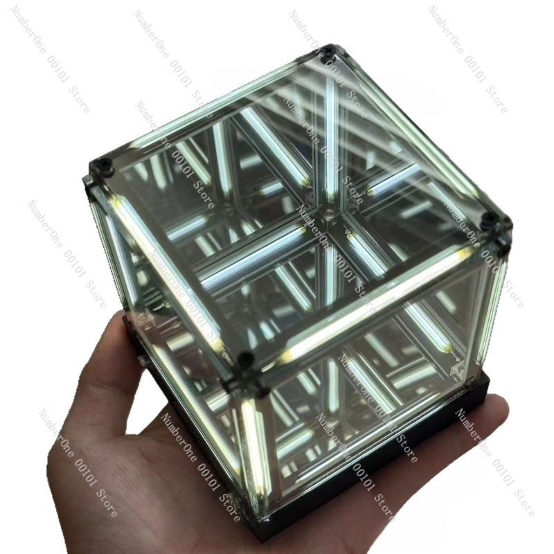 Desk Setup Lamp - إضاءة جو لغرفة الألعاب، مكعب زخرفي
