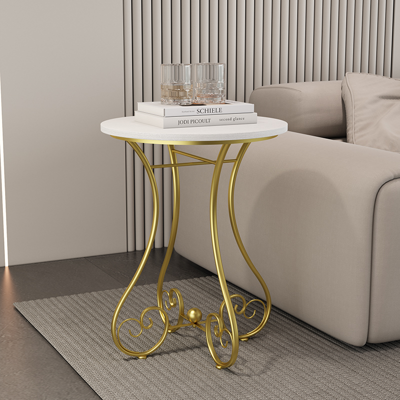 Desk Setup Minimalist - طاولة جانبية من الحديد بسيطة، طاولة