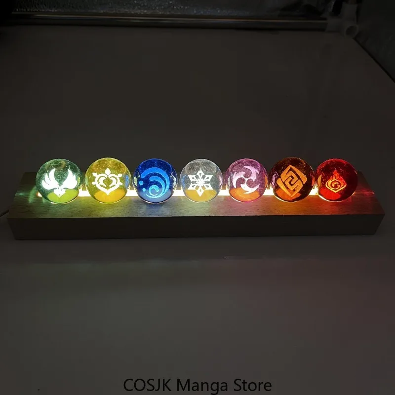 مصباح ليلي على شكل كرة زجاجية  - مراجعة Desk Setup Lamp وسعره