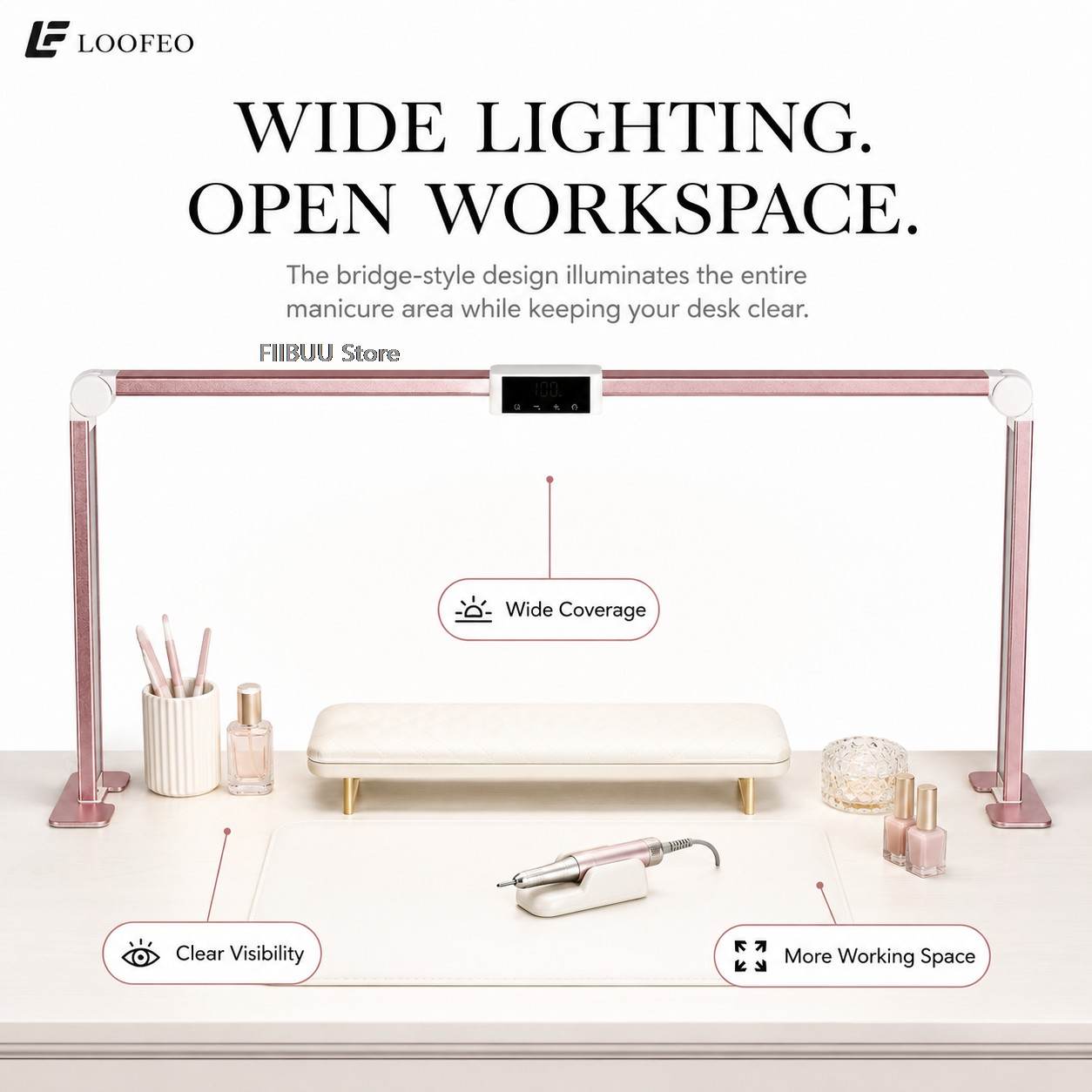 مصباح طاولة LED احترافي لطاولة - مراجعة Desk Setup Lamp وسعره