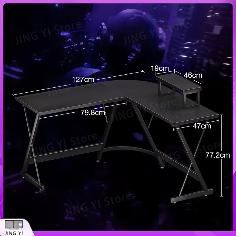 طاولة ألعاب على شكل حرف L مع ح - مراجعة Desk Setup L Shaped وسعره