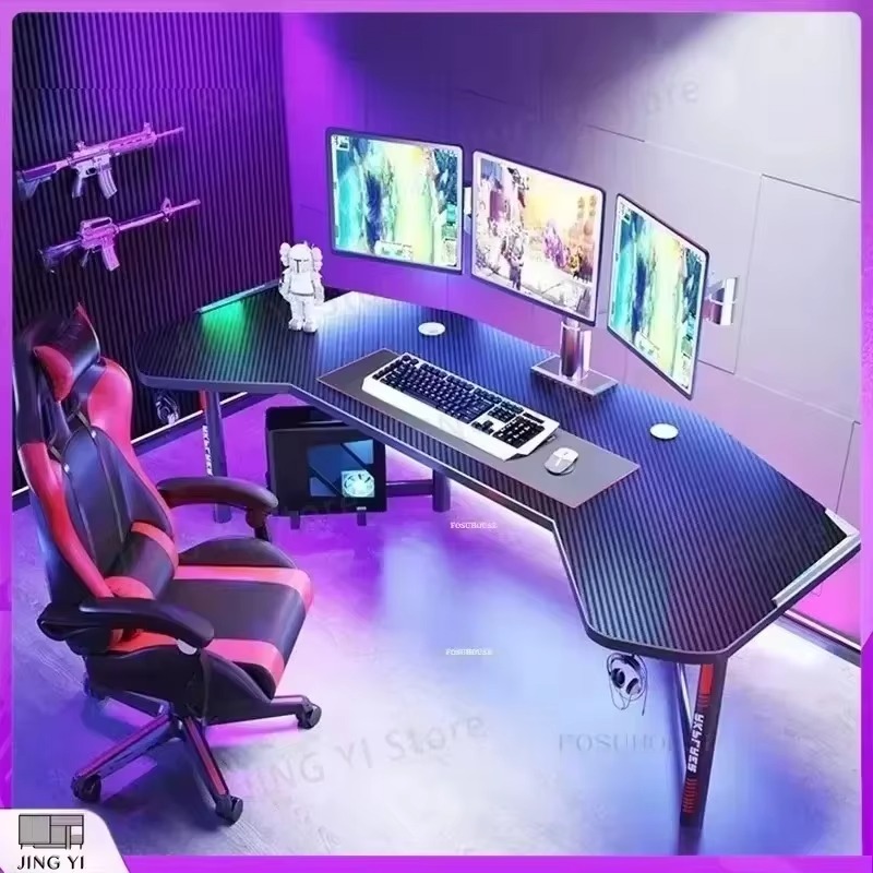 مكتب ألعاب احترافي، مكتب كمبيو - مراجعة Desk Setup L Shaped وسعره