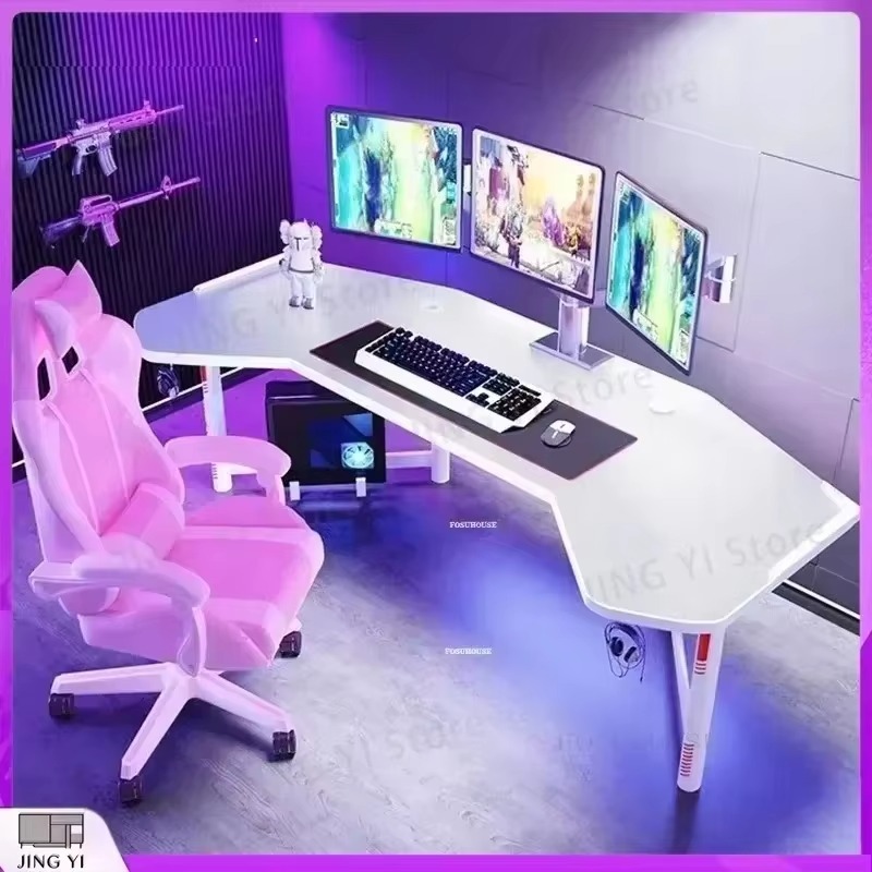 مكتب ألعاب احترافي، مكتب كمبيو - مراجعة Desk Setup L Shaped وسعره