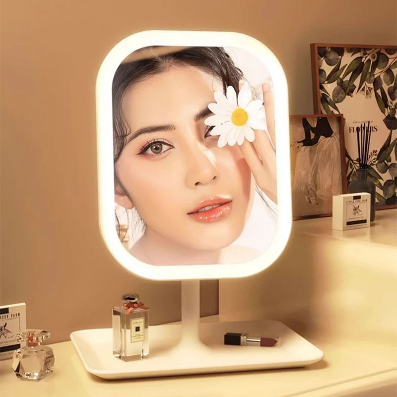 مرآة تجميل LED حديثة للمكتب، م - مراجعة Desk Setup Lamp وسعره