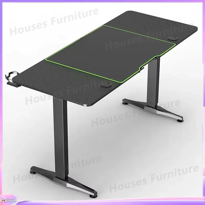 مكتب ألعاب كبير مع إضاءة LED R - مراجعة Desk Setup L Shaped وسعره